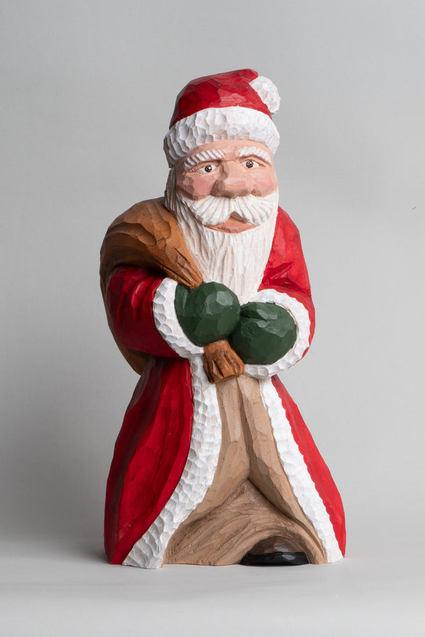 Santa with Brown Sack