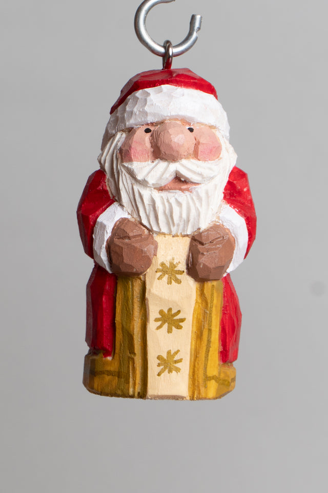 Little Guy Santa Ornament