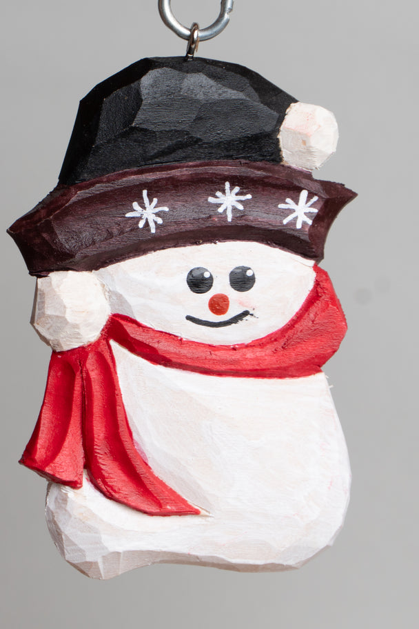 Flat Snowman Ornament