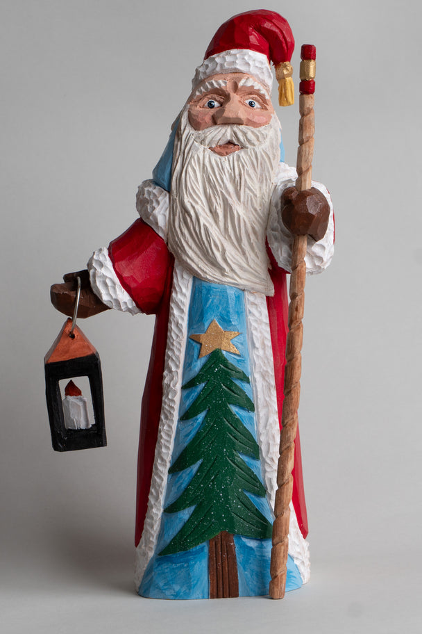 Santa with Staff and Lantern