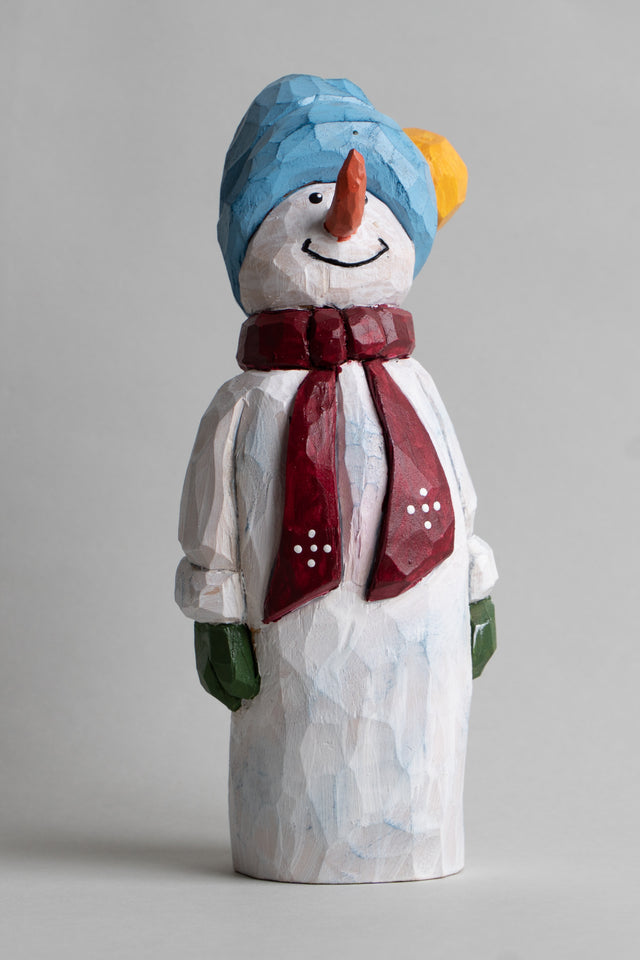 Snowman with Scarf