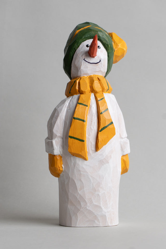 Snowman with Scarf