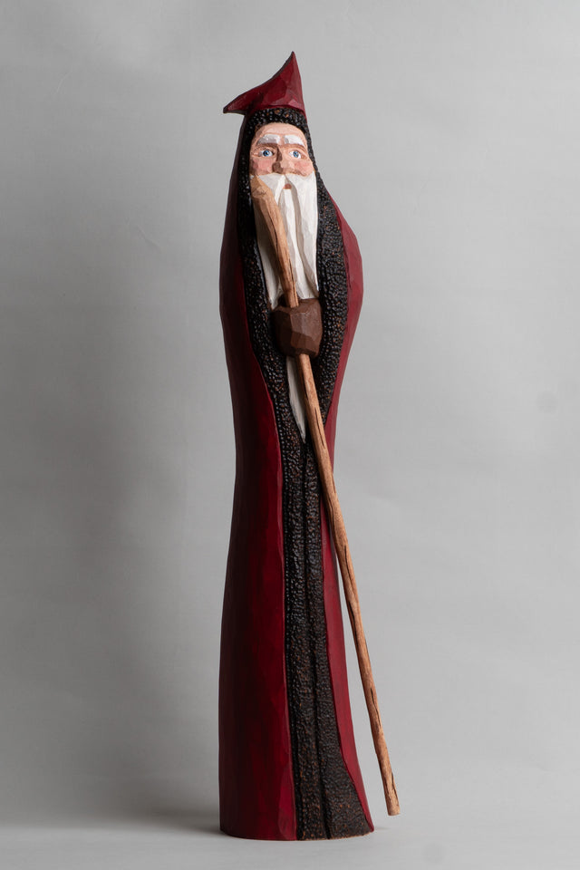 Tall Santa with Staff