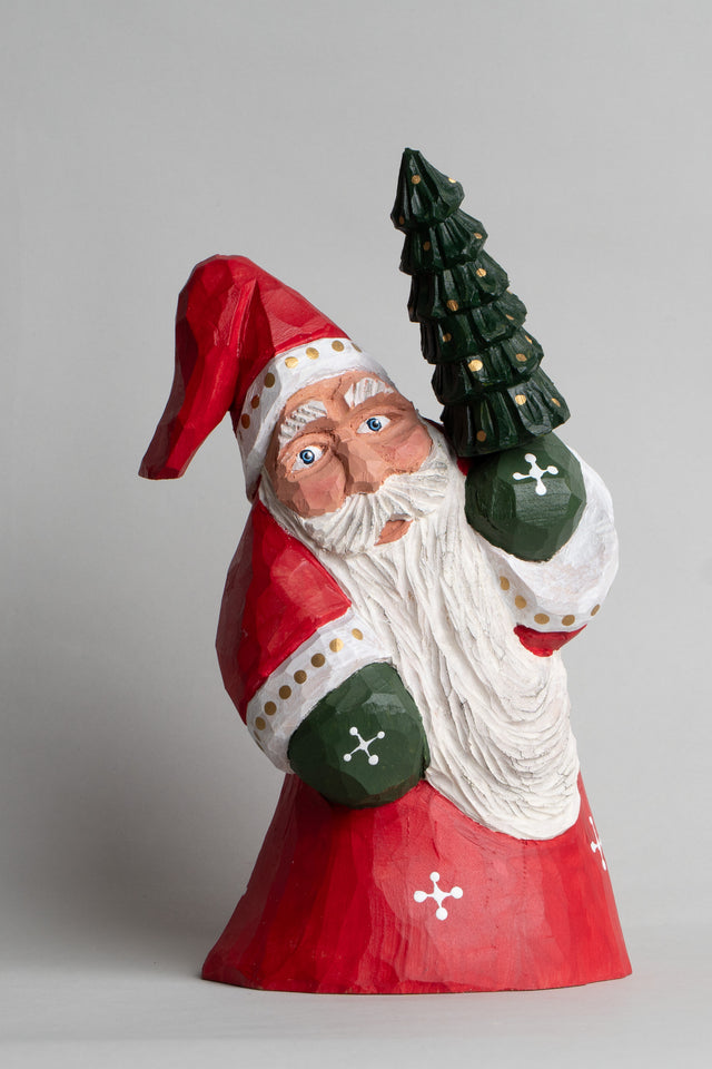 Santa with Tree