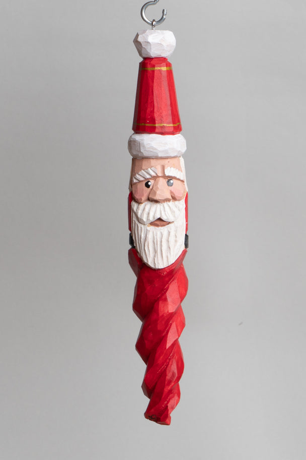 Icicle Santa Ornament