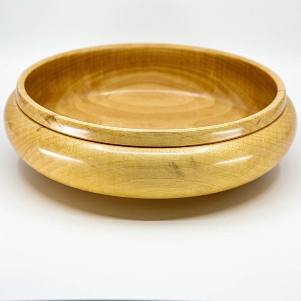 Norway Maple Bowl With Galena Inlay