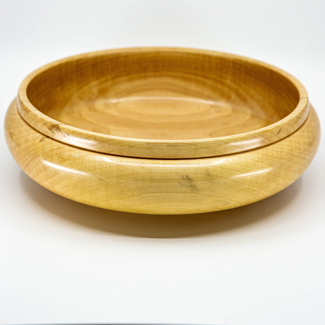 Norway Maple Bowl With Galena Inlay