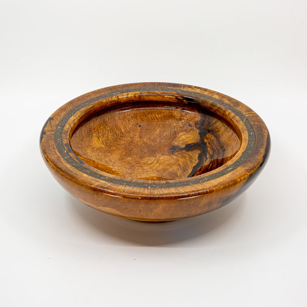 Bur Oak Burl with Galena Inlay