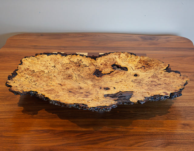 Silver Maple Burl Platter