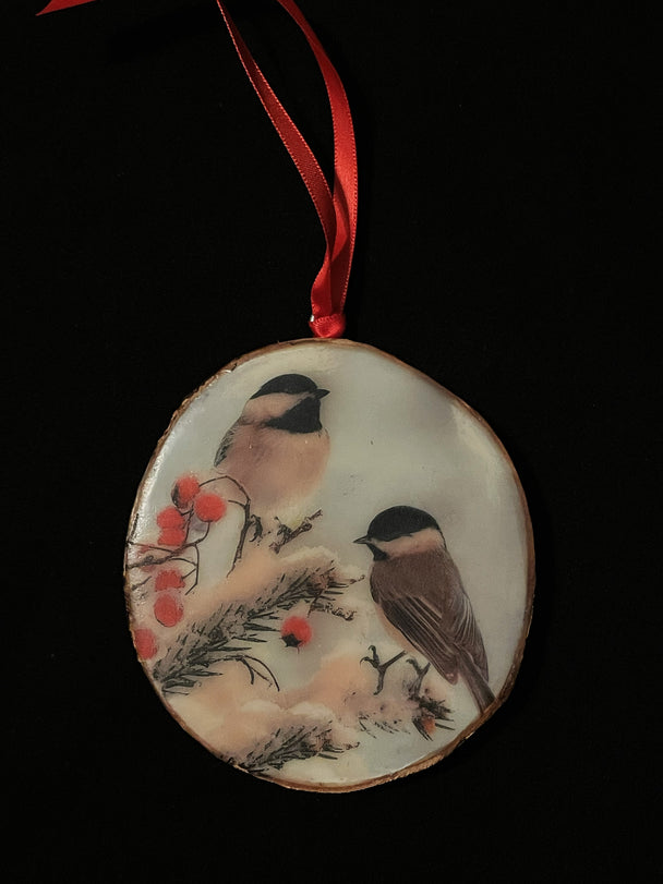 Chickadee Ornament II