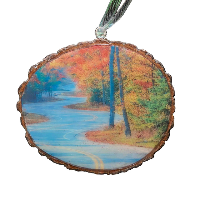 Door County Ornament: Winding Road