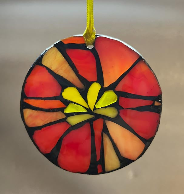 Red Flower II Ornament