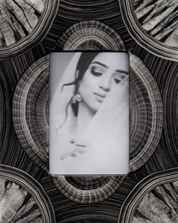 Black and White Clover Frame