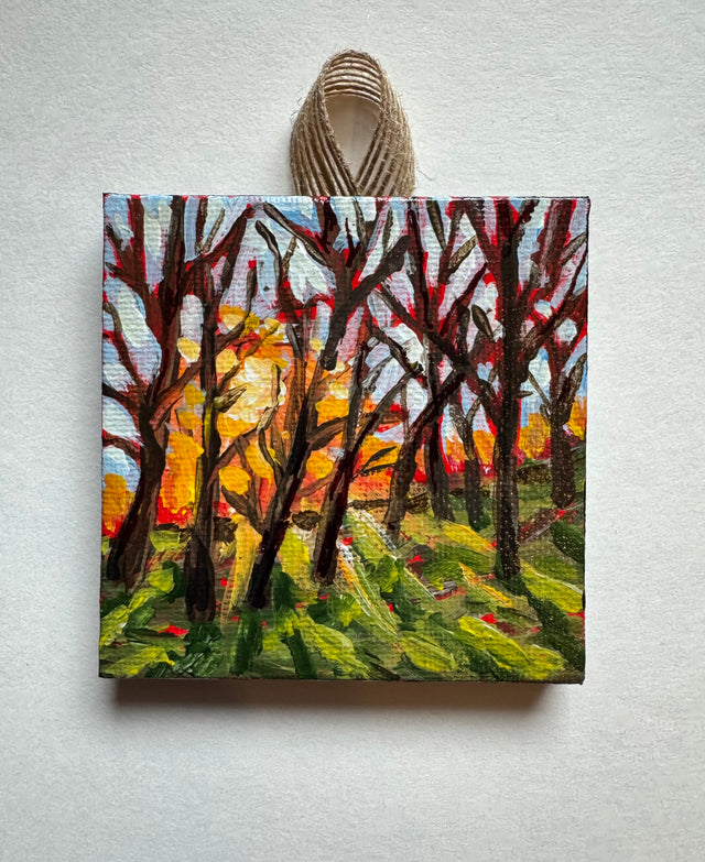 Forest Sunset Ornament