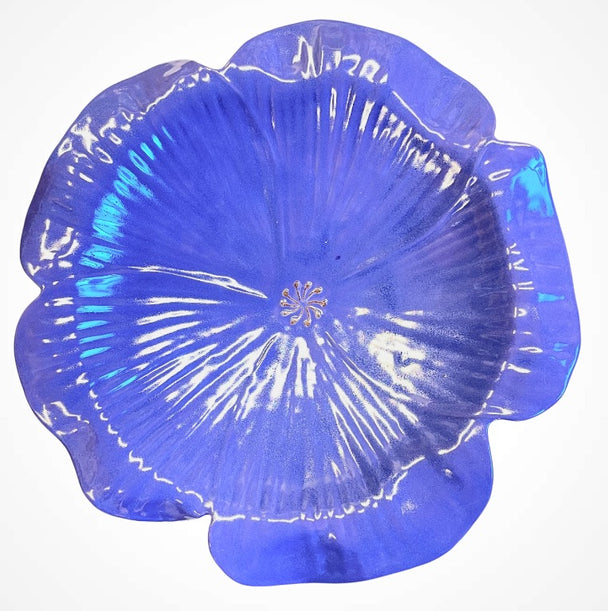 Wild Geranium Purple Bird Bath Bowl