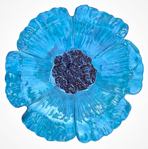 Poppy Turquoise Bird Bath Bowl