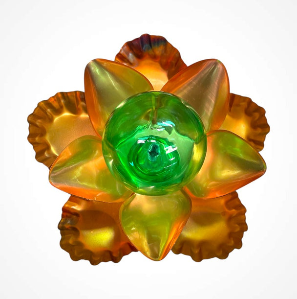 Copper Flower Sculpture