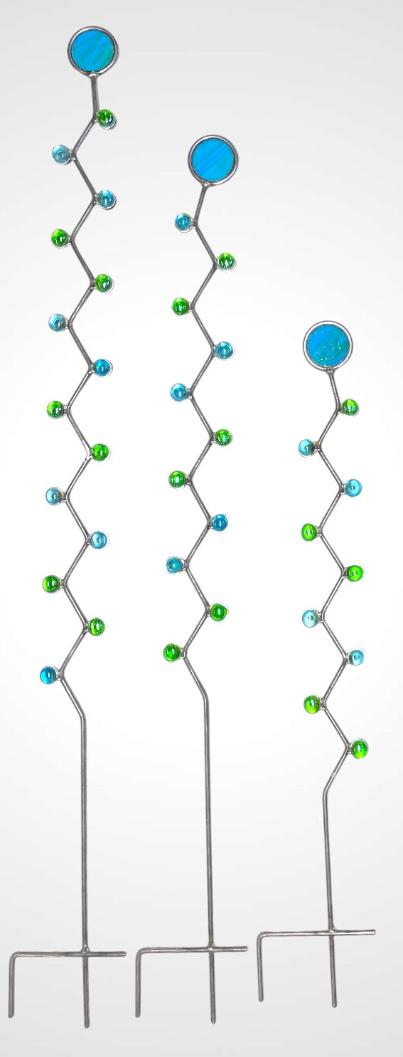 Blue and Green Ziggle