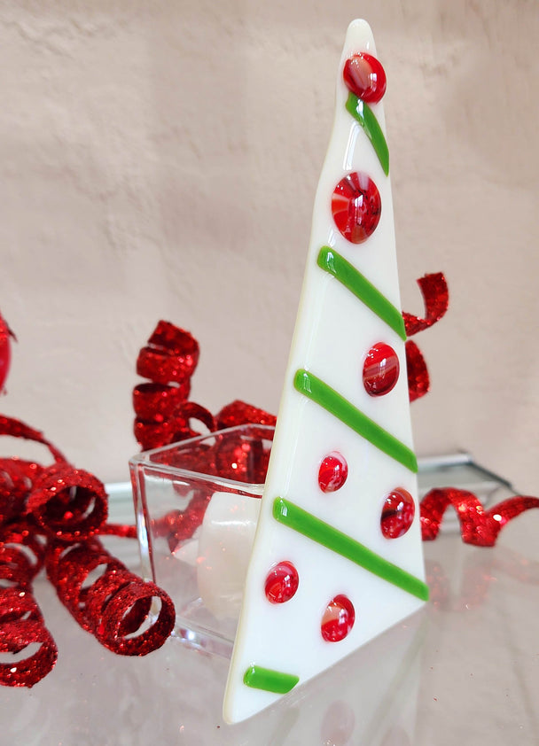 Merry Berry: Fused Glass Votive