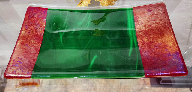 That Good Feeling: Fused Glass Plate