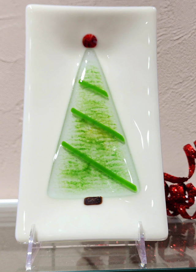 Cherry On Top: Fused Glass Plate