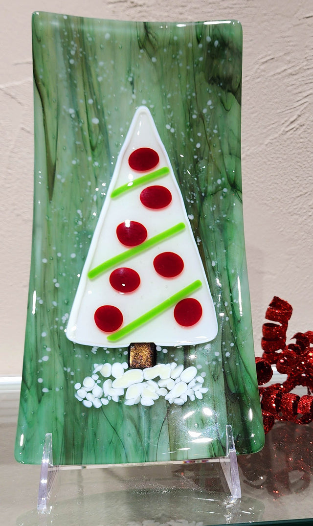 Berries: Fused Glass Plate