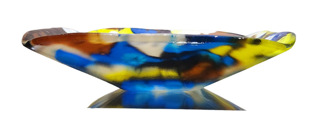 "Confusted" Fused Glass Bowl