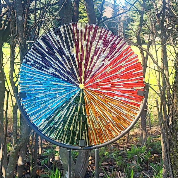 "Delightful" Outdoor Garden Stake