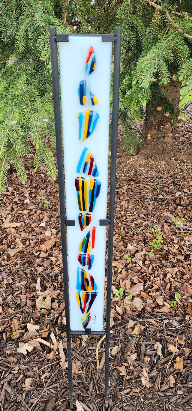 "The Flame" Outdoor Garden Stake