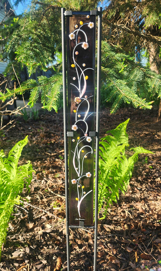 "Purple Cascade" Outdoor Garden Stake