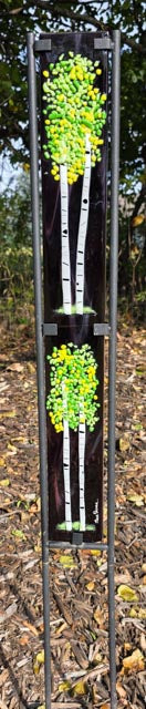 Twilight Birch Outdoor Sculpture