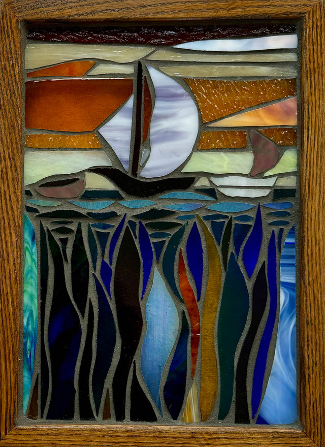 Sail Away Mosaic Window