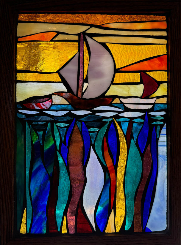 Sail Away Mosaic Window