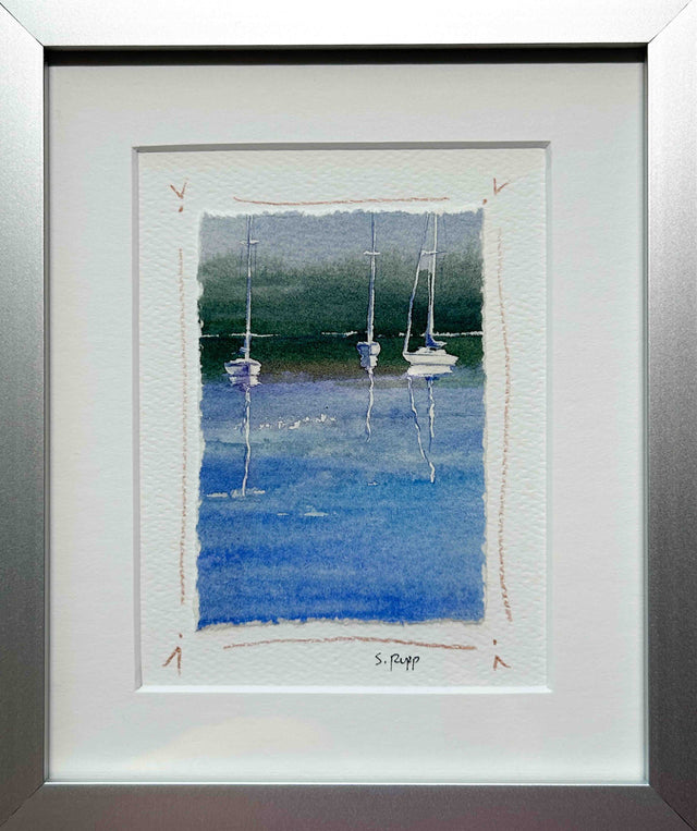 Sailboats Framed Card #16