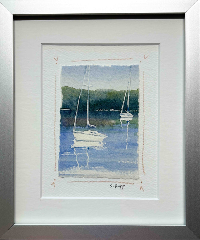 Sailboats Framed Card #17