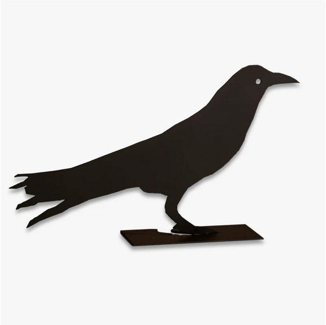 Black Raven Sculpture