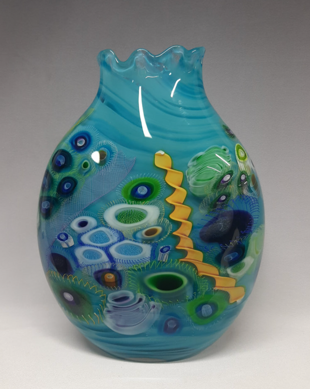 Flat Splash Vase