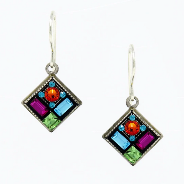 Architectural Diamond Earrings