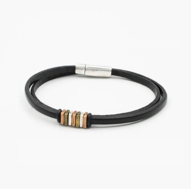 Black Square Wrap Bracelet