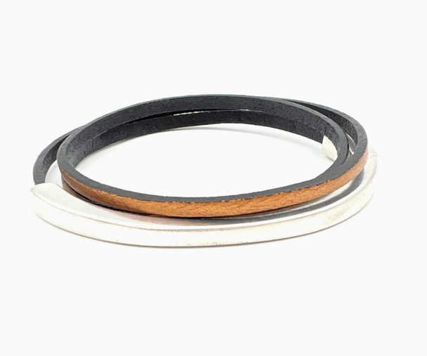 Moneypenny Skinny Wrap Bracelet