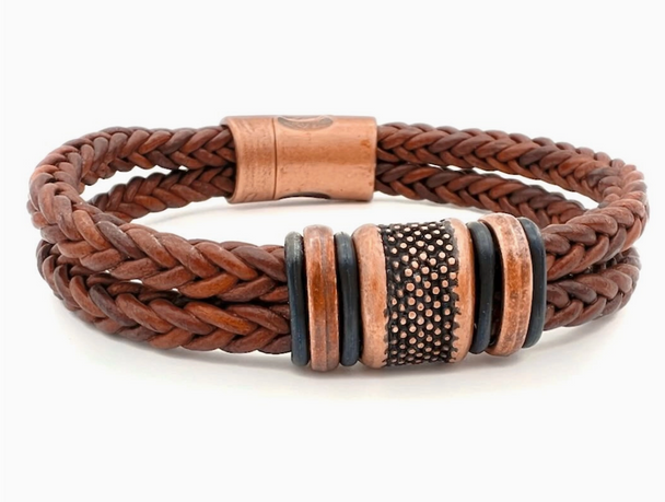 Brown and Copper Outrigger Bracelet