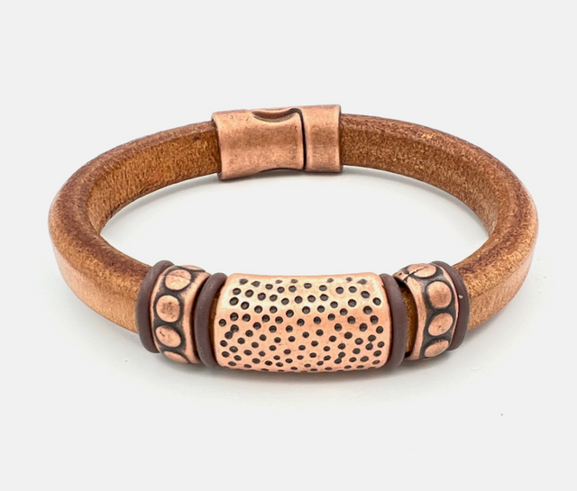 Tan and Copper Lochsa Bracelet