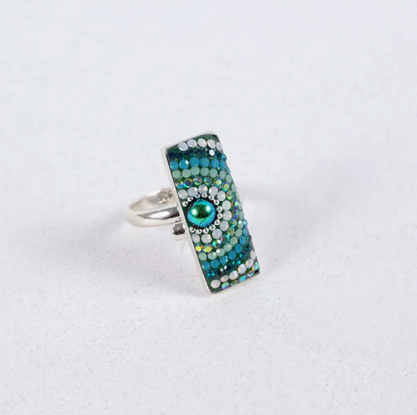 Rectangle Hue Adjustable Ring