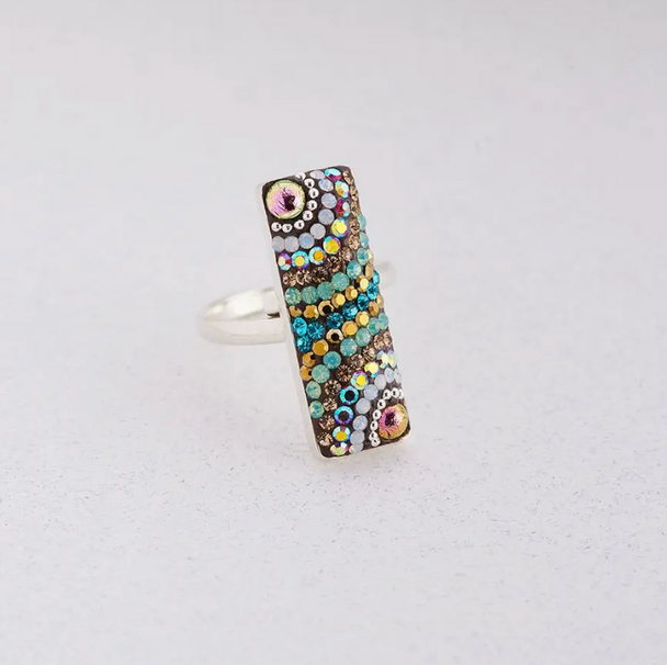 Rectangle Hue Adjustable Ring