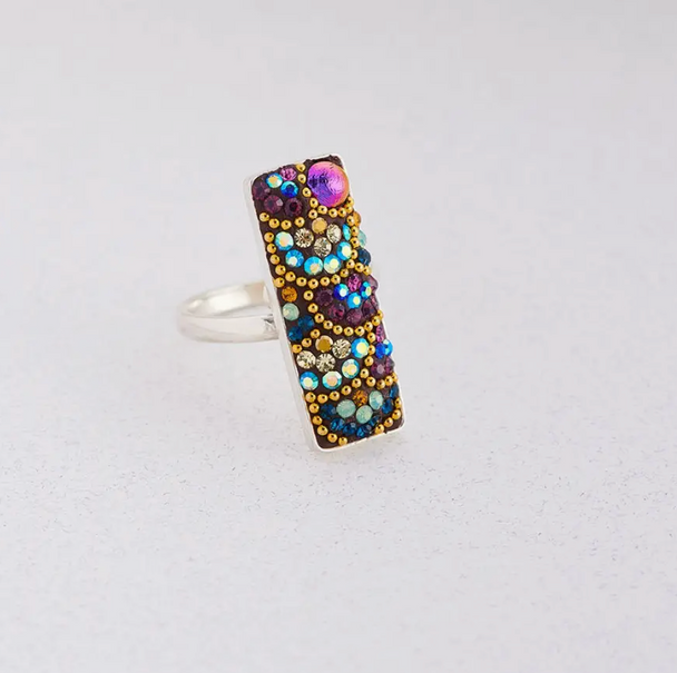 Rectangle Hue Adjustable Ring