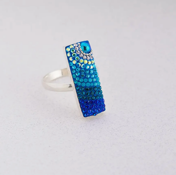 Rectangle Hue Adjustable Ring