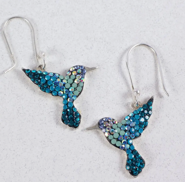 Hummingbird Drop Earrings