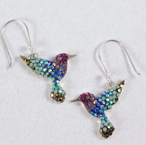 Hummingbird Drop Earrings