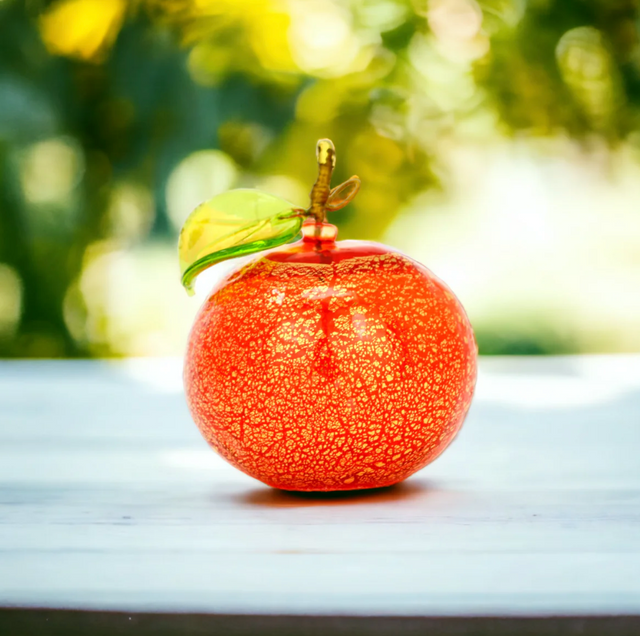 Glass Orange Figurine