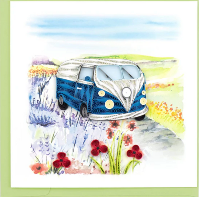 Road Trip Everyday Quilled Greeting Card